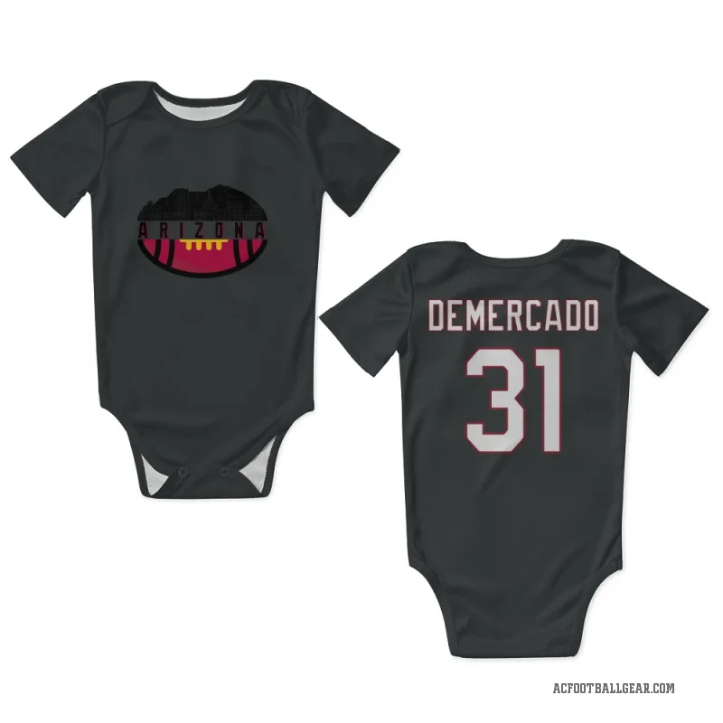 Emari Demercado  Black Arizona Cardinals  Newborn & Infant Bodysuit