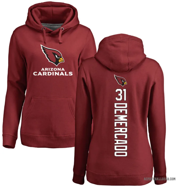 Emari Demercado Women's Arizona Cardinals Pro Line Maroon Backer Pullover Hoodie