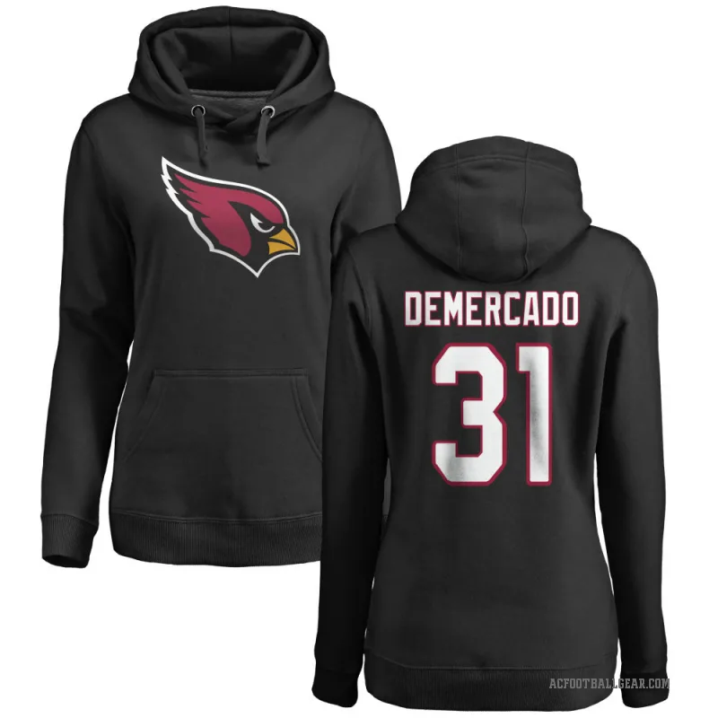 Emari Demercado Women's Black Arizona Cardinals Pro Line Logo Pullover Hoodie
