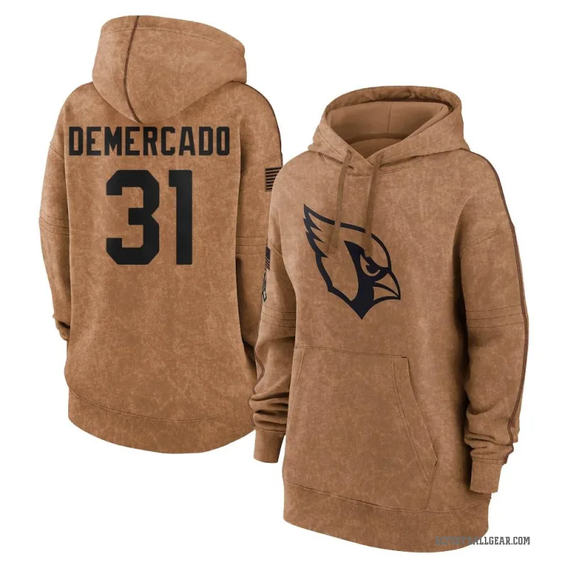 Emari Demercado Women's Brown Arizona Cardinals 2023 Salute To Service Pullover Hoodie