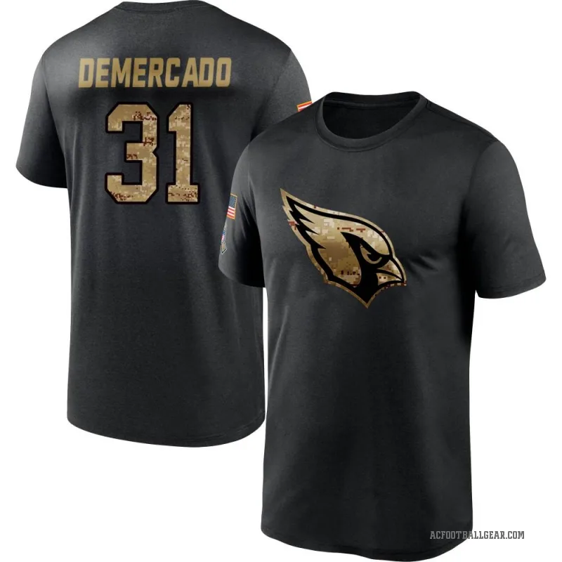 Emari Demercado Youth Black Arizona Cardinals 2020 Salute To Service Performance T-Shirt