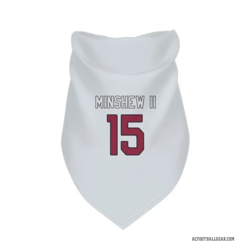 Gardner Minshew II  White Arizona Cardinals  Cat & Dog Pet Bandana