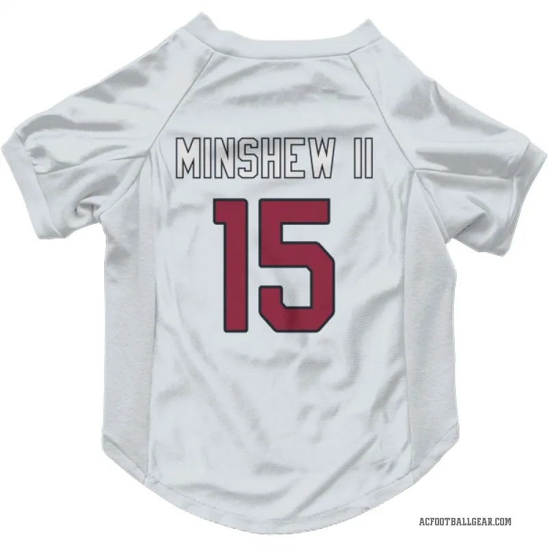 Gardner Minshew II  White Arizona Cardinals  Cat & Dog Pet Jersey