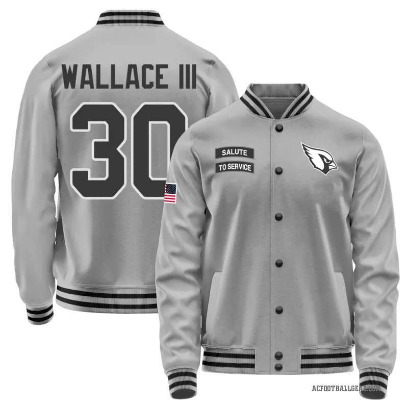 Harrison Wallace III Men's Gray Arizona Cardinals Salute to Service Performance Jacket