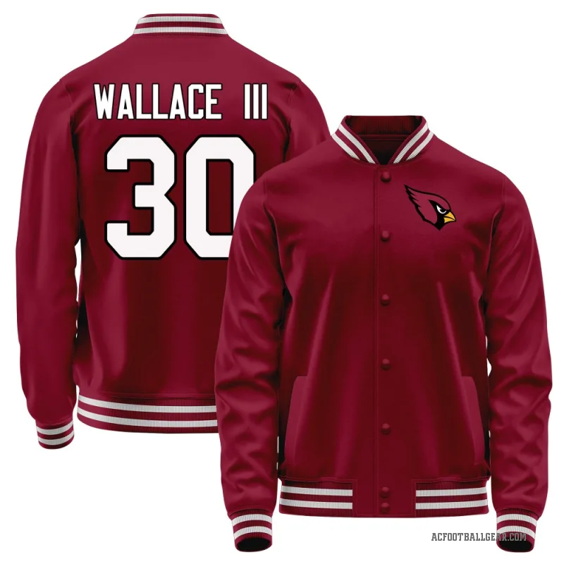 Harrison Wallace III Men's Red Arizona Cardinals Full-Snap Jacket