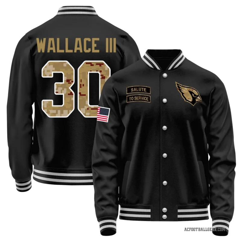 Harrison Wallace III Youth Black Arizona Cardinals Salute to Service Sideline Performance Jacket