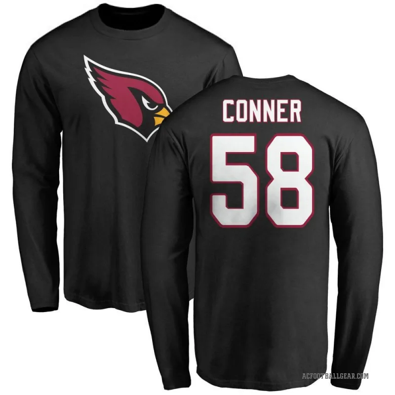 Hayden Conner Men's Black Arizona Cardinals Logo Long Sleeve T-Shirt -