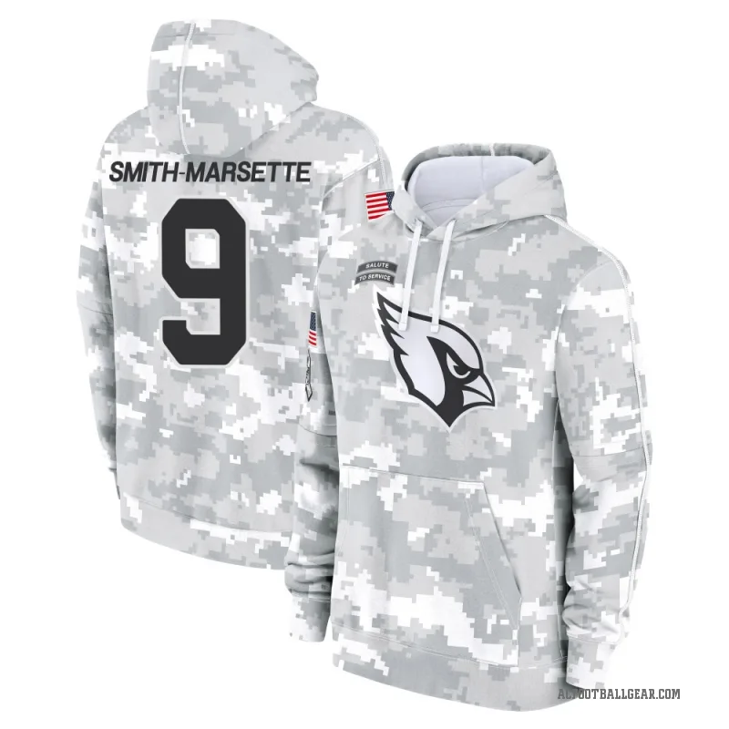 Ihmir Smith-Marsette Men's Camo Arizona Cardinals Arctic 2024 Salute to Service Club Fleece Pullover Hoodie