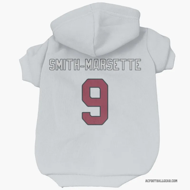 Ihmir Smith-Marsette  White Arizona Cardinals  Cat & Dog Pet Hoodie