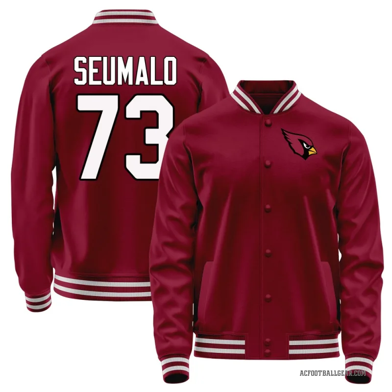 Isaac Seumalo Youth Red Arizona Cardinals Full-Snap Jacket