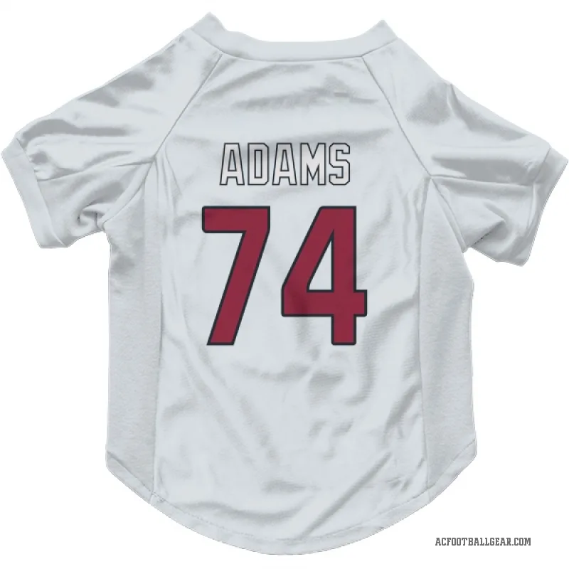 Isaiah Adams  White Arizona Cardinals  Cat & Dog Pet Jersey