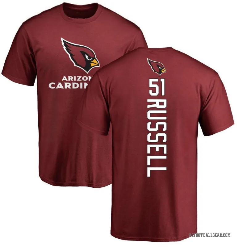 J.J. Russell Men's Arizona Cardinals Backer T-Shirt - Maroon