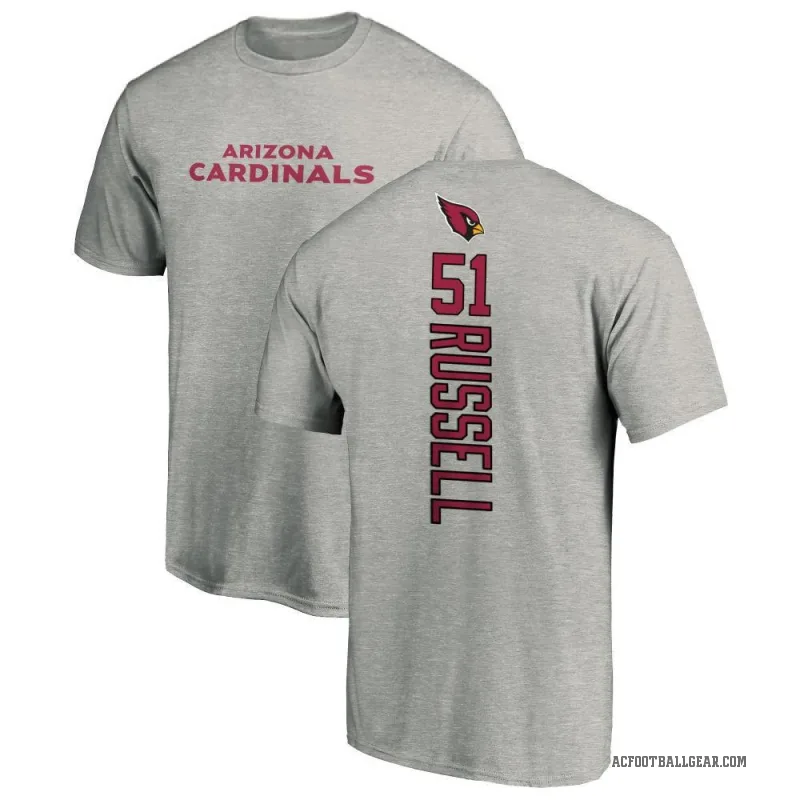 J.J. Russell Men's Ash Arizona Cardinals Backer T-Shirt -