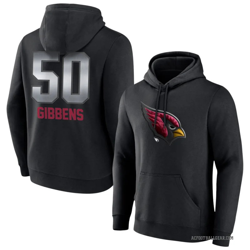 Jack Gibbens Men's Black Arizona Cardinals Midnight Mascot Pullover Hoodie