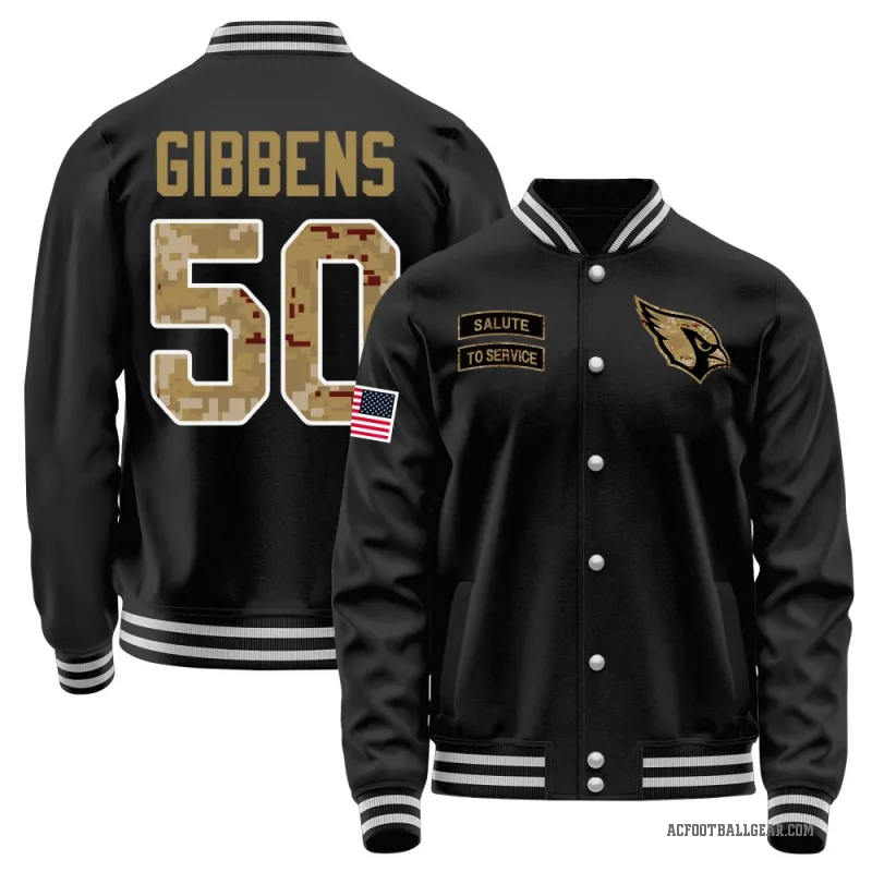 Jack Gibbens Youth Black Arizona Cardinals Salute to Service Sideline Performance Jacket