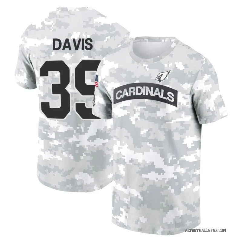 Jaden Davis Youth Camo Arizona Cardinals Arctic 2024 Salute to Service Performance T-Shirt
