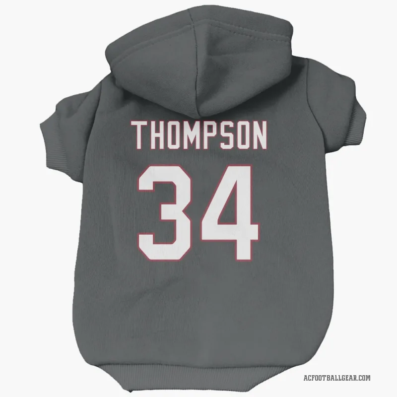 Jalen Thompson  Black Arizona Cardinals  Cat & Dog Pet Hoodie