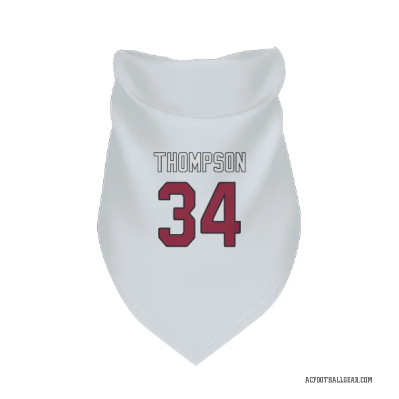 Jalen Thompson  White Arizona Cardinals  Cat & Dog Pet Bandana