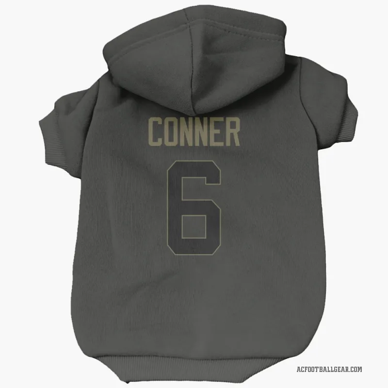James Conner  Black Arizona Cardinals  Service Cat & Dog Pet Hoodie