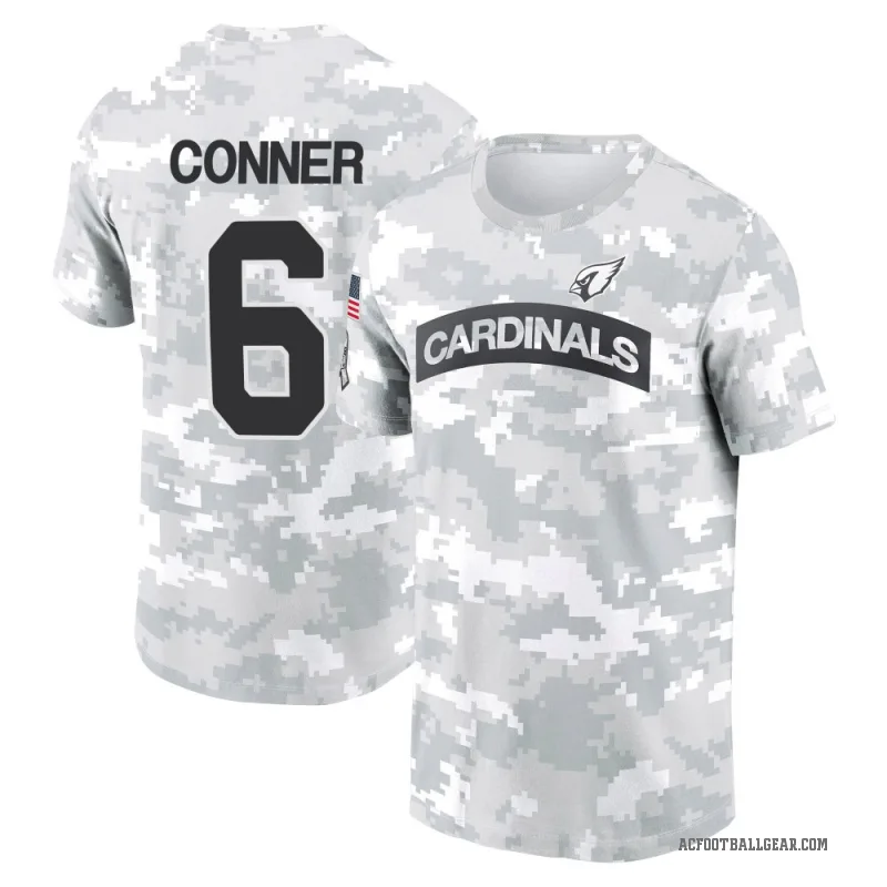 James Conner Men's Camo Arizona Cardinals Arctic 2024 Salute to Service Performance T-Shirt