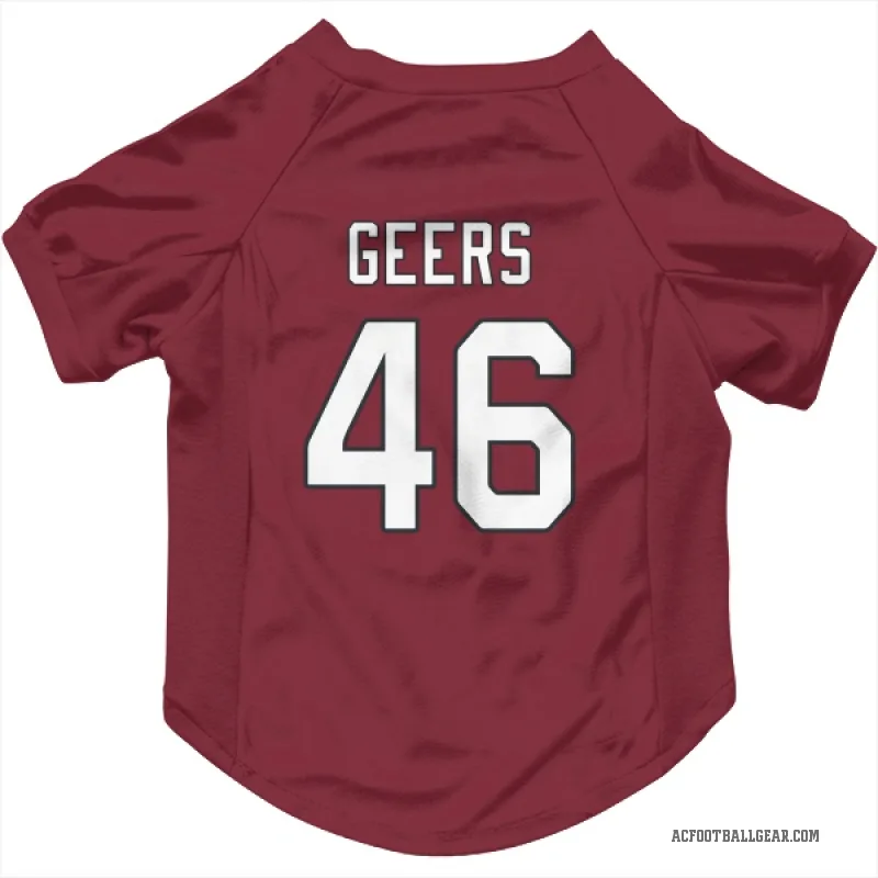 Jameson Geers  Arizona Cardinals   Cardinal Cat & Dog Pet Jersey