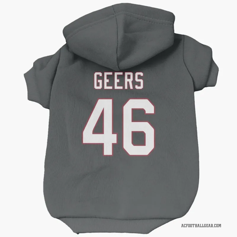 Jameson Geers  Black Arizona Cardinals  Cat & Dog Pet Hoodie