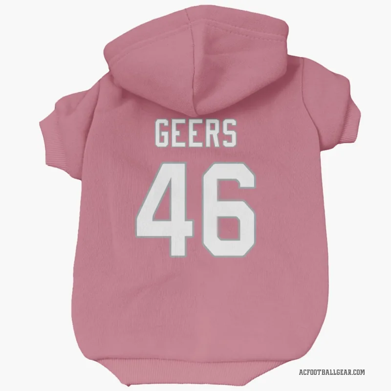 Jameson Geers  Pink Arizona Cardinals  Cat & Dog Pet Hoodie