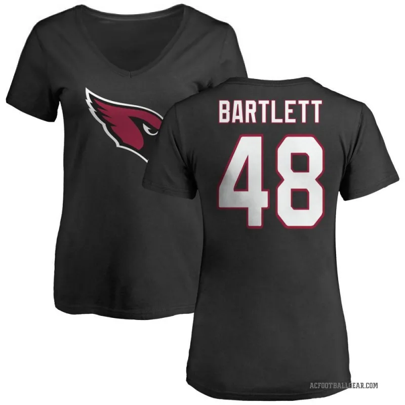 Jared Bartlett Women's Black Arizona Cardinals Logo Slim Fit T-Shirt -