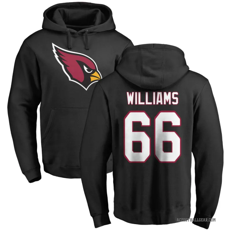 Jayden Williams Men's Black Arizona Cardinals Pro Line Logo Pullover Hoodie