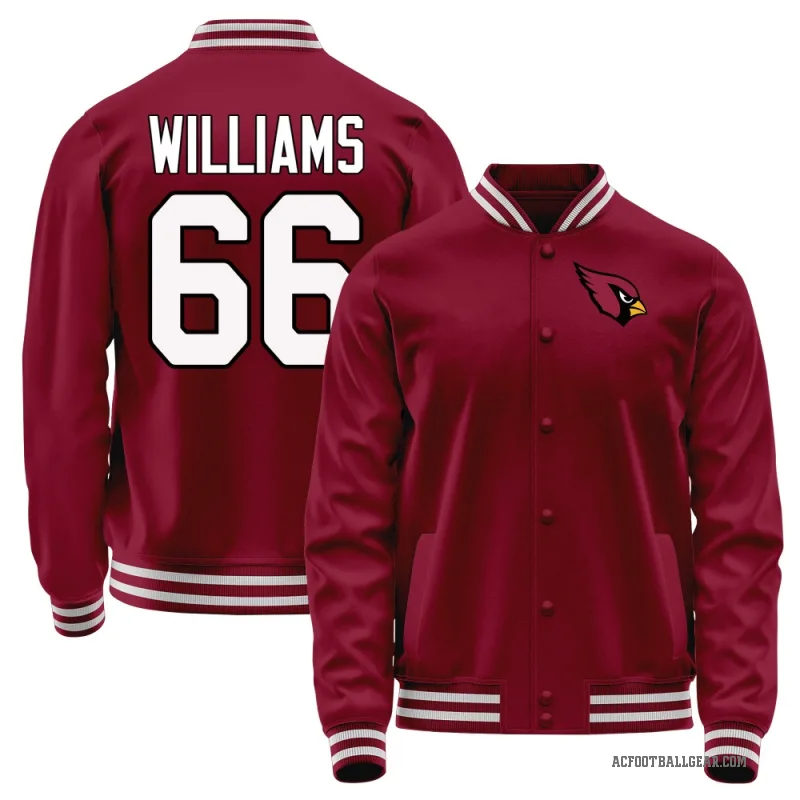 Jayden Williams Men's Red Arizona Cardinals Full-Snap Jacket
