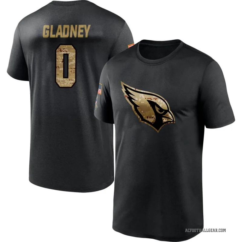 Jeff Gladney Men's Black Arizona Cardinals 2020 Salute To Service Performance T-Shirt