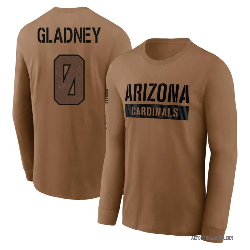 Jeff Gladney Men's Brown Arizona Cardinals 2023 Salute To Service Long Sleeve T-Shirt