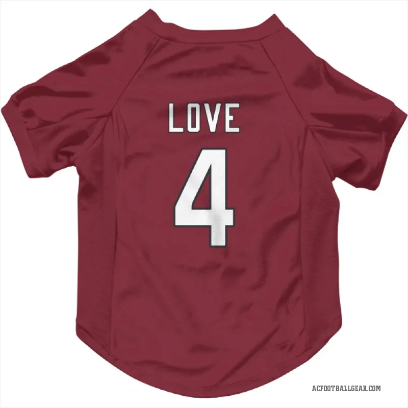 Jeremiyah Love  Arizona Cardinals   Cardinal Cat & Dog Pet Jersey