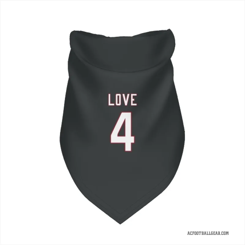 Jeremiyah Love  Black Arizona Cardinals  Cat & Dog Pet Bandana