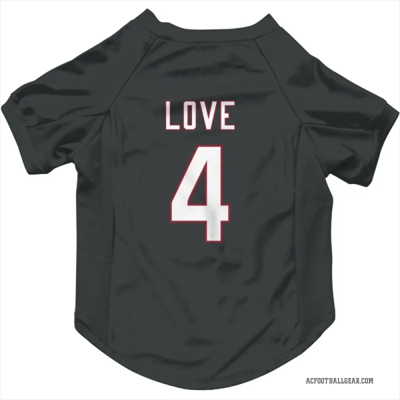 Jeremiyah Love  Black Arizona Cardinals  Cat & Dog Pet Jersey