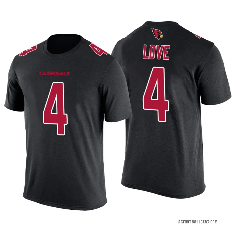 Jeremiyah Love Men's Black Arizona Cardinals Color Rush T-Shirt