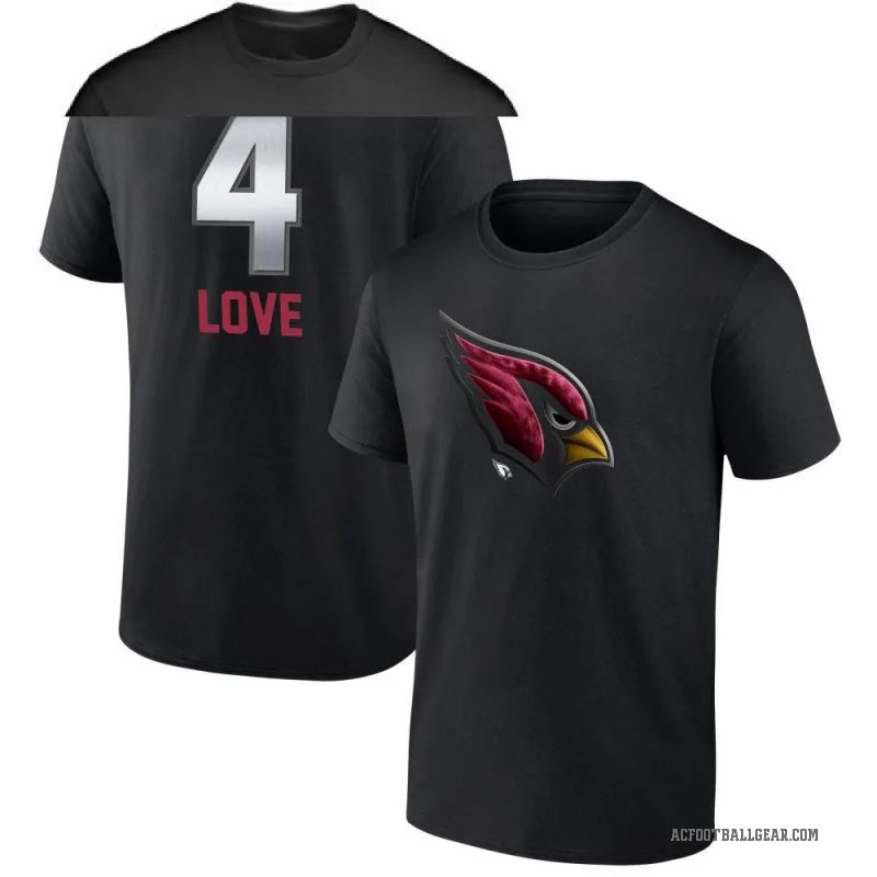Jeremiyah Love Youth Black Arizona Cardinals Midnight Mascot T-Shirt -