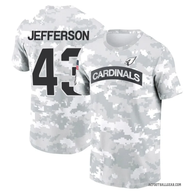 Jermar Jefferson Men's Camo Arizona Cardinals Arctic 2024 Salute to Service Performance T-Shirt