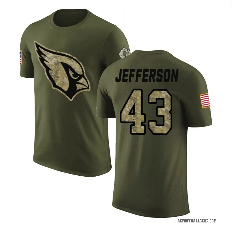 Jermar Jefferson Youth Olive Arizona Cardinals Salute to Service T-Shirt