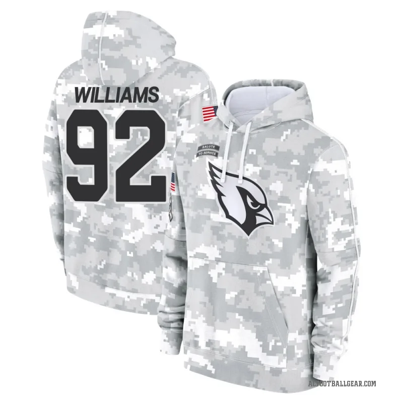 Jonah Williams Men's Camo Arizona Cardinals Arctic 2024 Salute to Service Club Fleece Pullover Hoodie