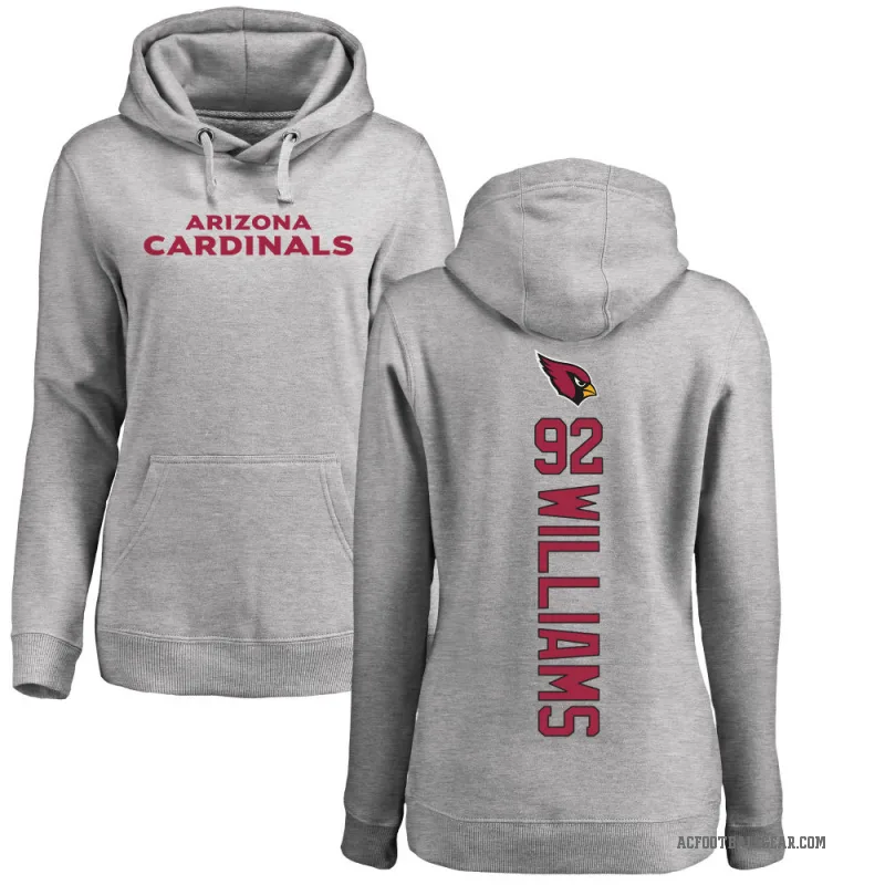 Jonah Williams Women's Arizona Cardinals Pro Line Ash Backer Pullover Hoodie