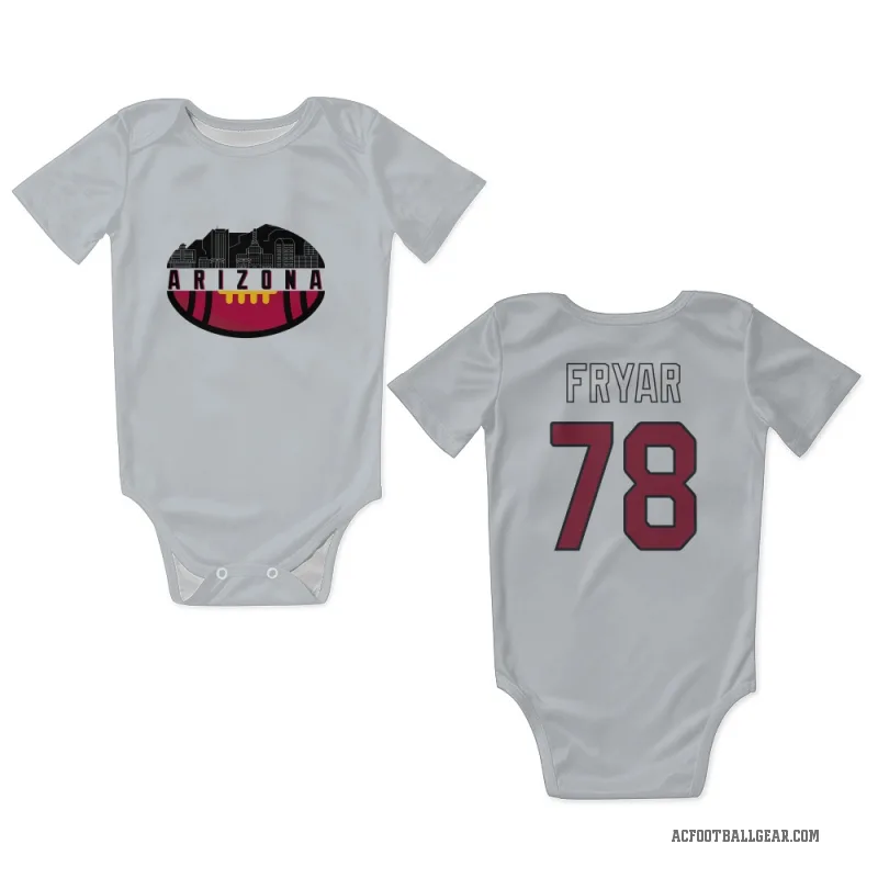 Josh Fryar  White Arizona Cardinals  Newborn & Infant Bodysuit