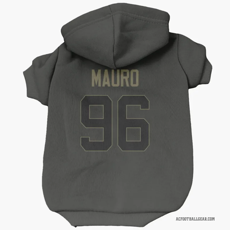Josh Mauro  Black Arizona Cardinals  Service Cat & Dog Pet Hoodie