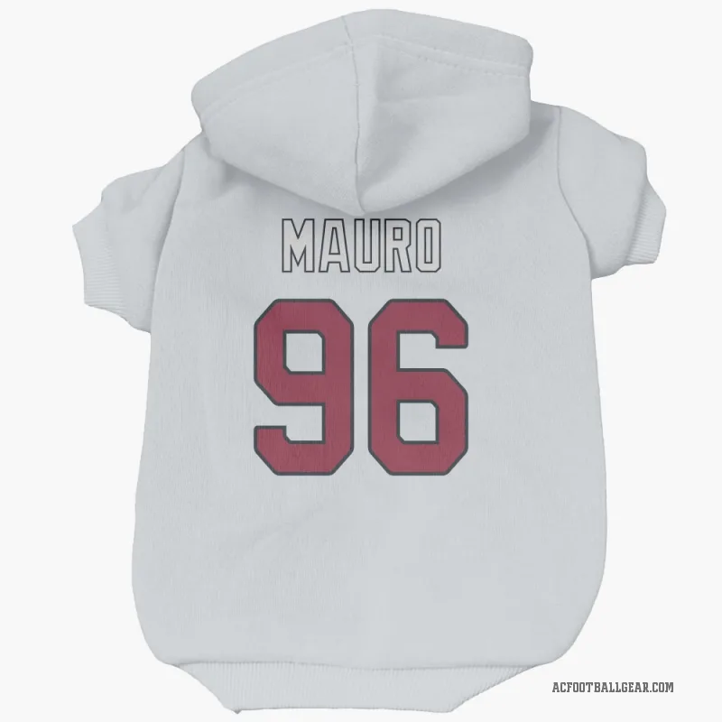 Josh Mauro  White Arizona Cardinals  Cat & Dog Pet Hoodie