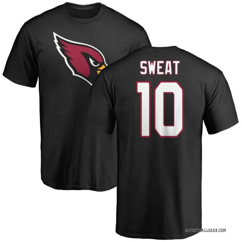 Josh Sweat Men's Black Arizona Cardinals Logo T-Shirt -
