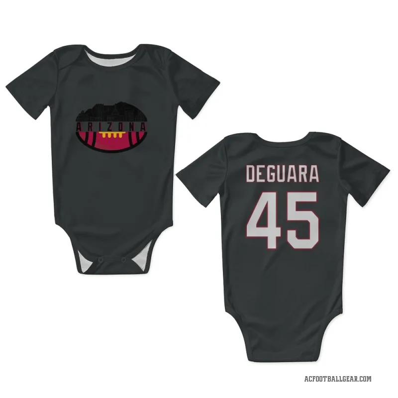 Josiah Deguara  Black Arizona Cardinals  Newborn & Infant Bodysuit