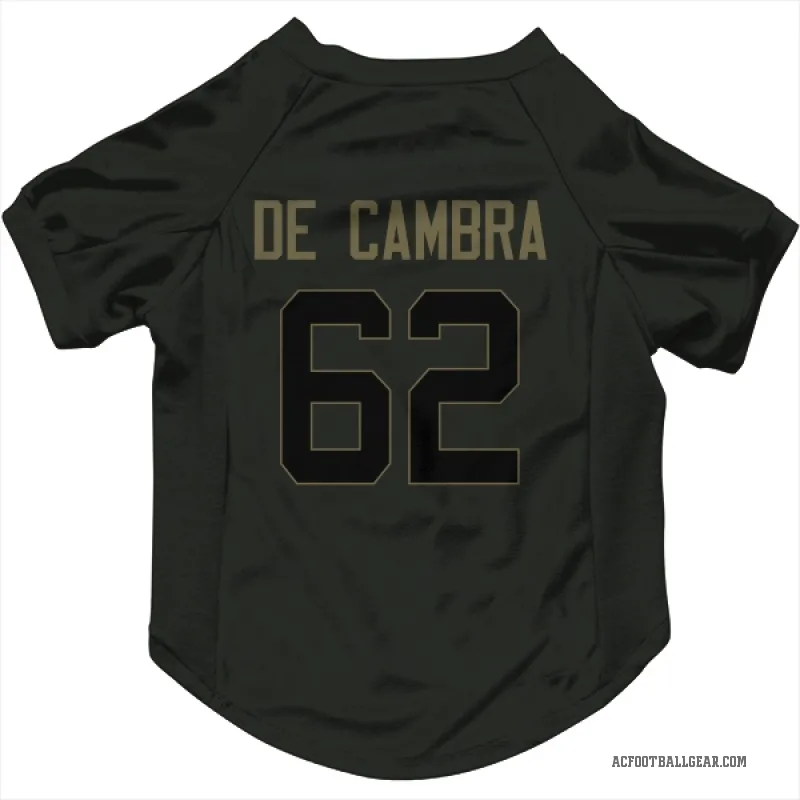 Ka'ena De Cambra  Black Arizona Cardinals  Service Cat & Dog Pet Jersey