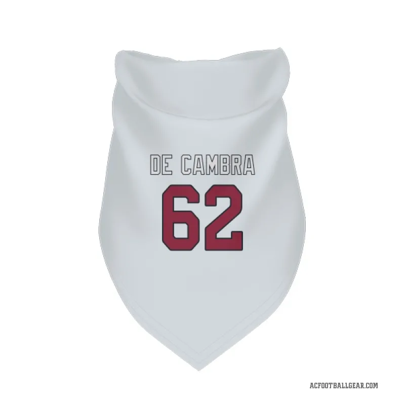 Ka'ena De Cambra  White Arizona Cardinals  Cat & Dog Pet Bandana