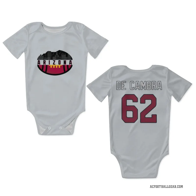 Ka'ena De Cambra  White Arizona Cardinals  Newborn & Infant Bodysuit