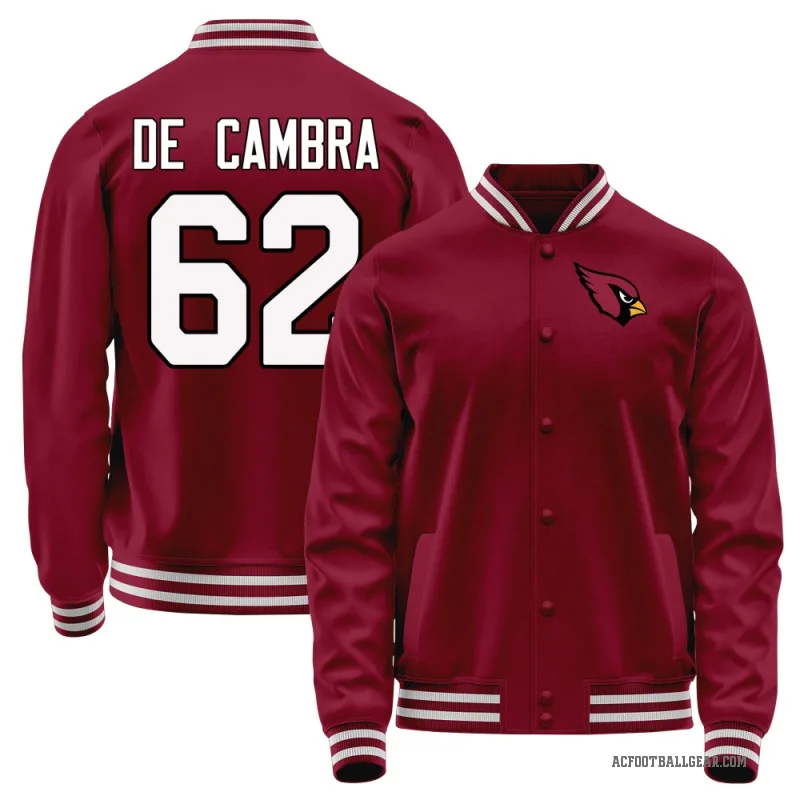 Ka'ena De Cambra Youth Red Arizona Cardinals Full-Snap Jacket